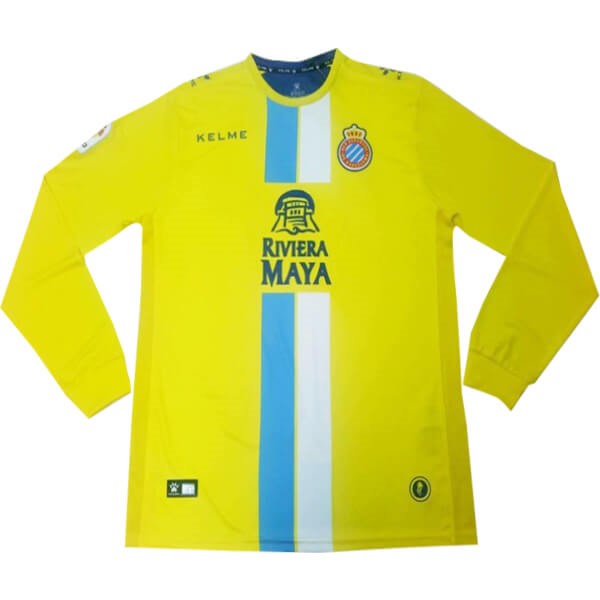 Maillot Football RCD Espanyol Third ML 2018-19 Jaune